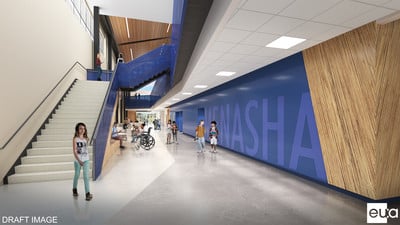Main Corridor Concept as you come into building
